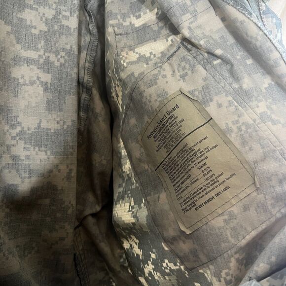 Army Combat Uniform Coat Team Soldier Certified Gear Men L Reg Perimeter Insect - Picture 9 of 10